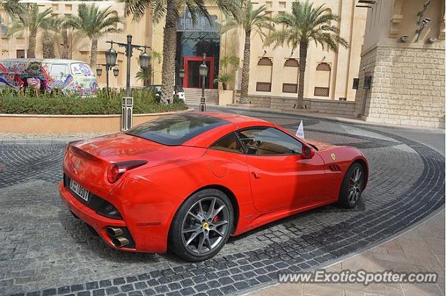 Ferrari California spotted in Dubai, United Arab Emirates