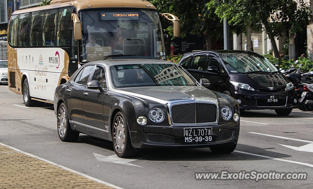 Bentley Mulsanne spotted in Macau, China