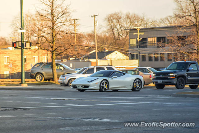 Ferrari 458 Italia spotted in Birmingham, Michigan