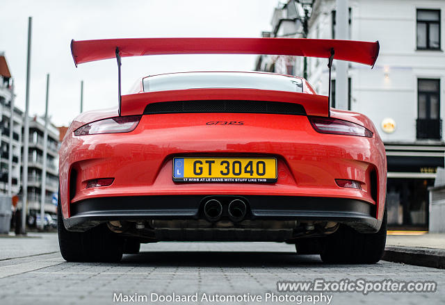 Porsche 911 GT3 spotted in Knokke-Heist, Belgium
