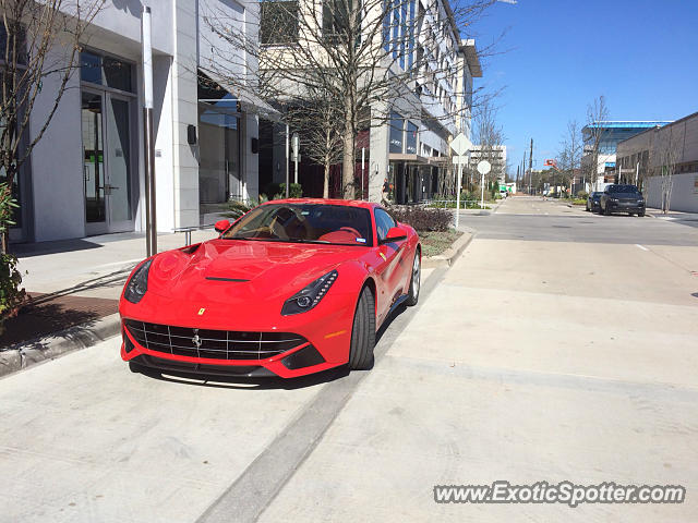 Ferrari F12 spotted in Houston, Texas