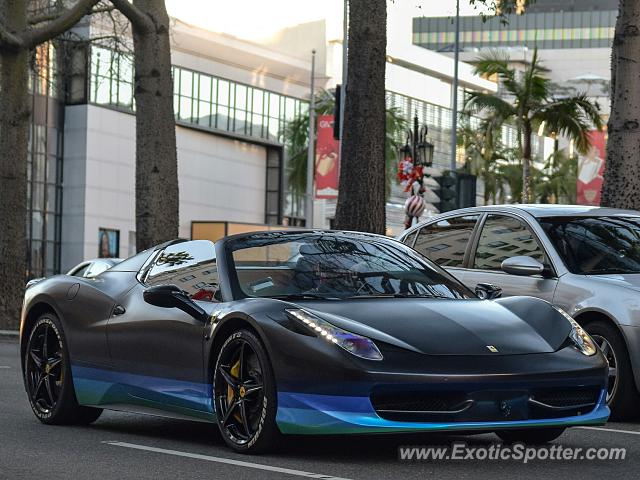 Ferrari 458 Italia spotted in Beverly Hills, California