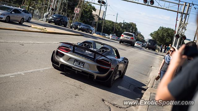 Porsche 918 Spyder spotted in Houston, Texas