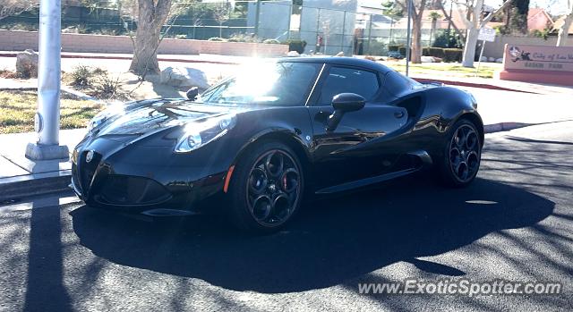 Alfa Romeo 4C spotted in Las Vegas, Nevada