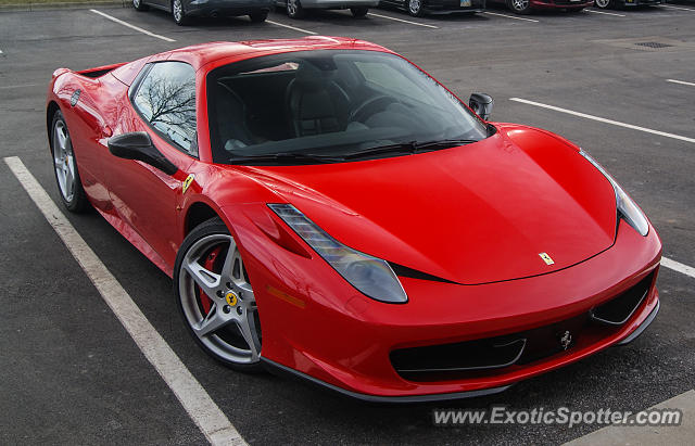 Ferrari 458 Italia spotted in Columbus, Ohio