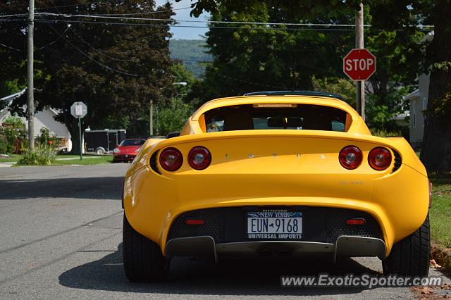 Lotus Elise spotted in Watkins Glen, New York