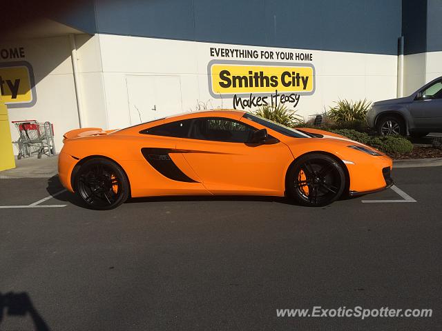 Mclaren MP4-12C spotted in Christchurch, New Zealand