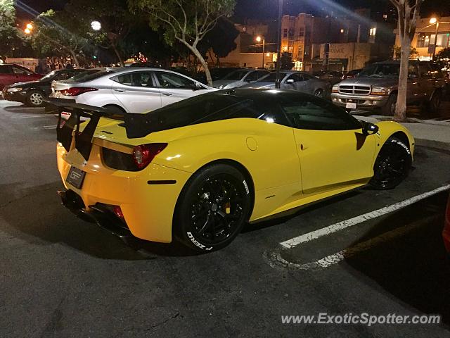 Ferrari 458 Italia spotted in San Francisco, United States