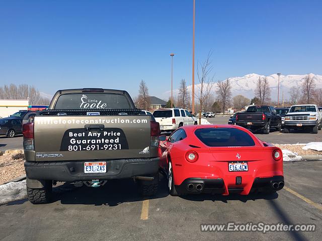 Ferrari F12 spotted in American Fork, Utah