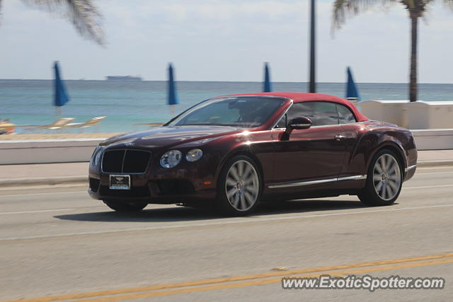 Bentley Continental spotted in Fort Lauderdale, Florida