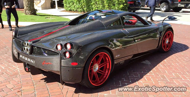 Pagani Huayra spotted in Palm Beach, Florida