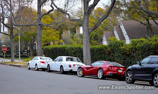 Ferrari F12 spotted in Beverly Hills, California