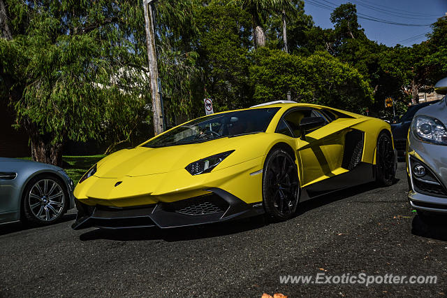 Lamborghini Aventador spotted in Sydney, Australia