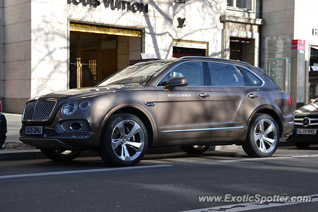 Bentley Bentayga spotted in Berlin, Germany