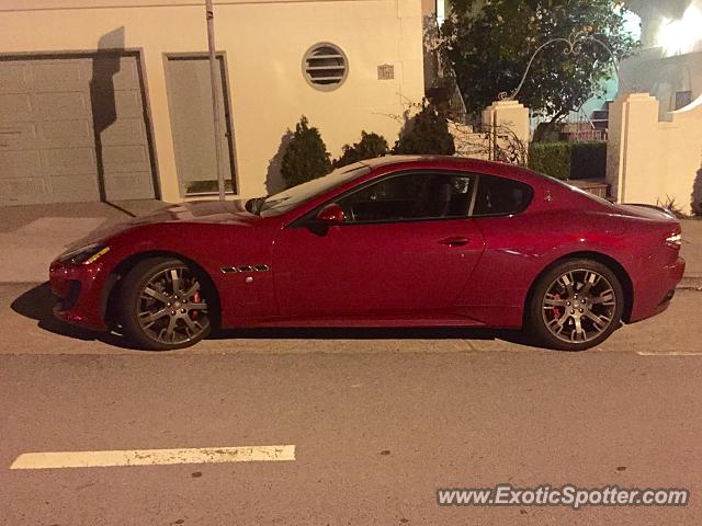 Maserati GranTurismo spotted in San Francisco, United States