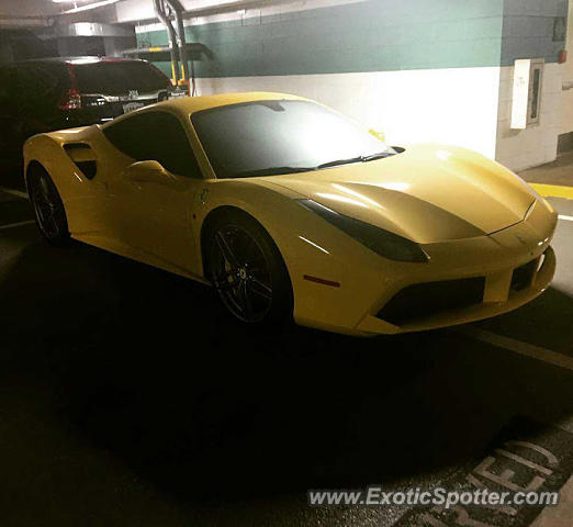 Ferrari 488 GTB spotted in Tysons Corner, Virginia