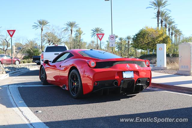 Ferrari 458 Italia spotted in Scottsdale, Arizona