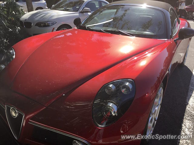 Alfa Romeo 8C spotted in Palm Beach, Florida