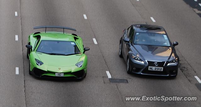 Lamborghini Aventador spotted in Hong Kong, China