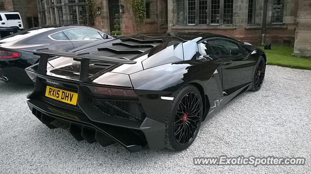 Lamborghini Aventador spotted in Cheshire, United Kingdom