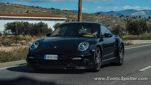 Porsche 911 Turbo spotted in El Manyar, Spain