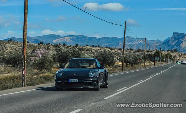 Porsche 911 Turbo spotted in El Manyar, Spain