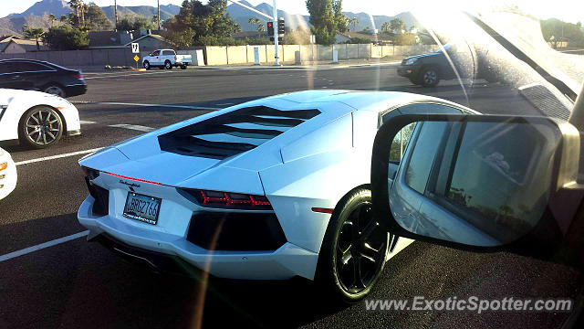 Lamborghini Aventador spotted in Scottsdale, Arizona