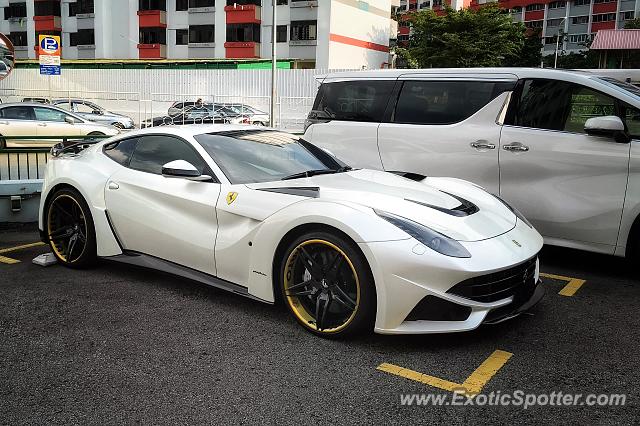 Ferrari F12 spotted in Leng Kee, Singapore