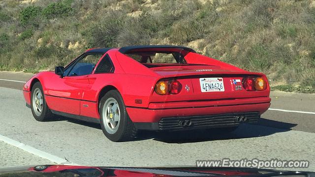 Ferrari 328 spotted in Carmel Valley, California