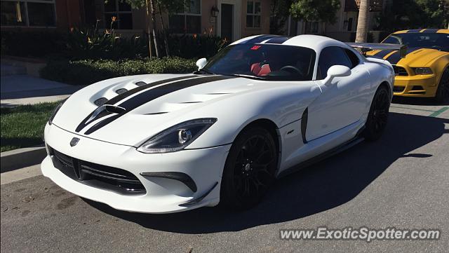 Dodge Viper spotted in Irvine, California