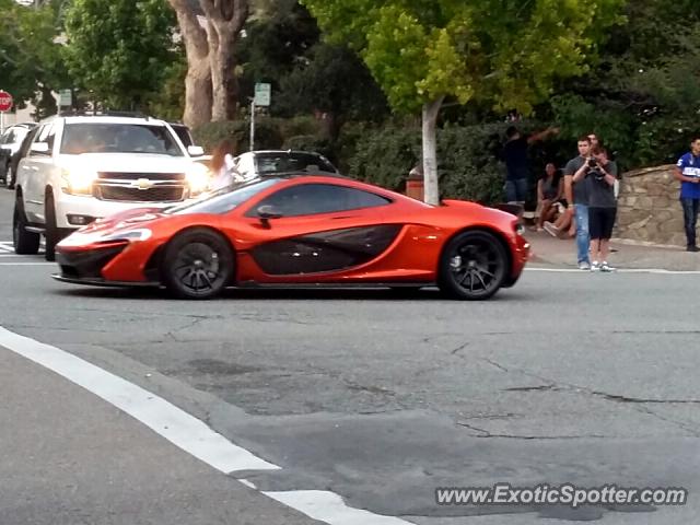 Mclaren P1 spotted in Carmel, California
