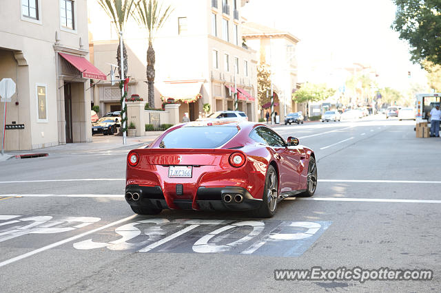 Ferrari F12 spotted in Beverly Hills, California