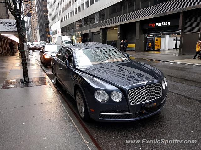 Bentley Flying Spur spotted in Manhattan, New York