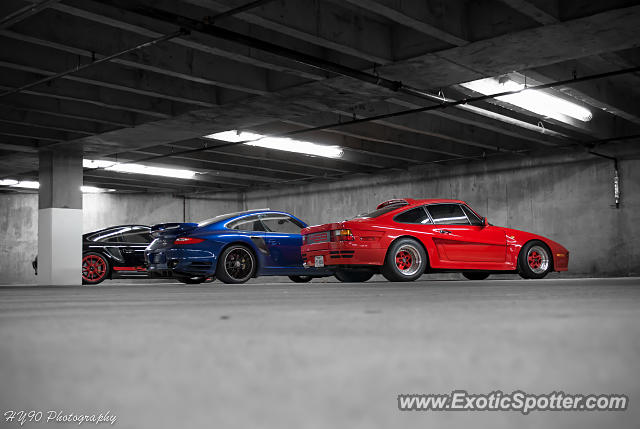 Porsche 911 GT2 spotted in Dallas, Texas