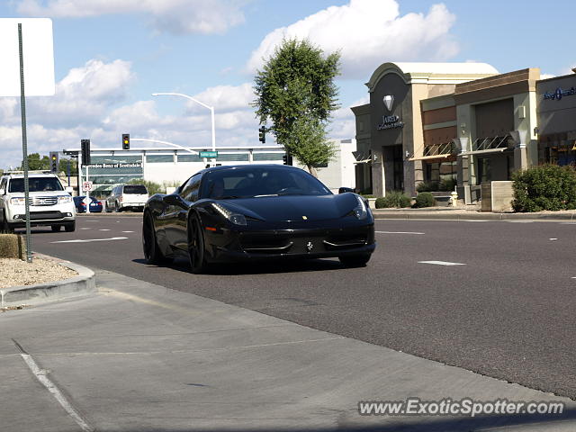 Ferrari 458 Italia spotted in Scottdale, Arizona