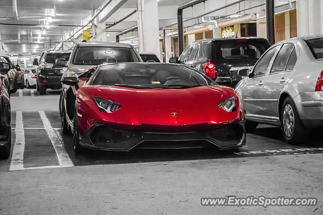 Lamborghini Aventador spotted in McLean, Virginia