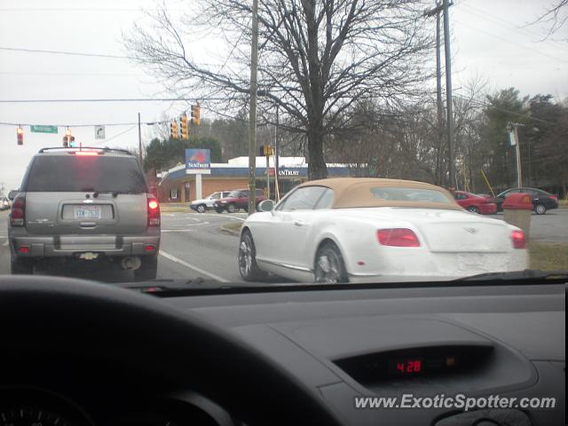 Bentley Continental spotted in Greensboro, North Carolina