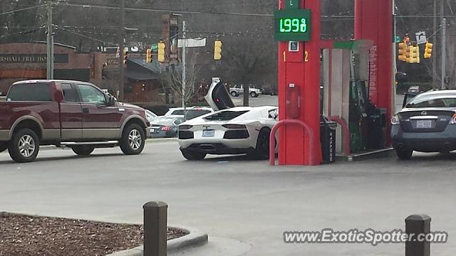 Lamborghini Aventador spotted in Greensboro, North Carolina