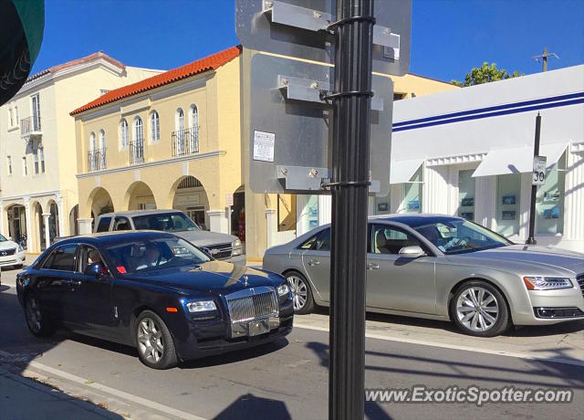 Rolls-Royce Ghost spotted in Palm Beach, Florida