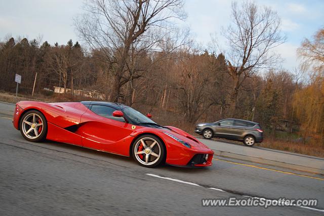 Ferrari LaFerrari spotted in Victor, New York