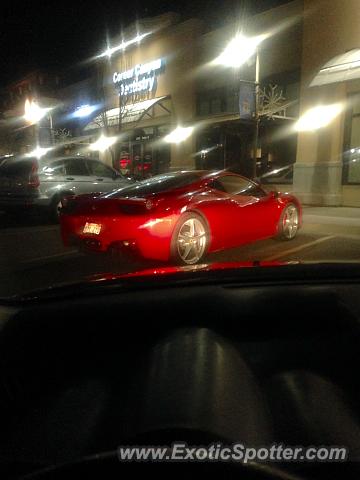Ferrari 458 Italia spotted in Draper, Utah