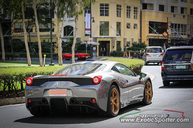 Ferrari 458 Italia spotted in Taguig, Philippines