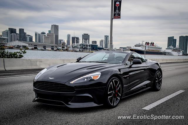 Aston Martin Vanquish spotted in Miami, Florida