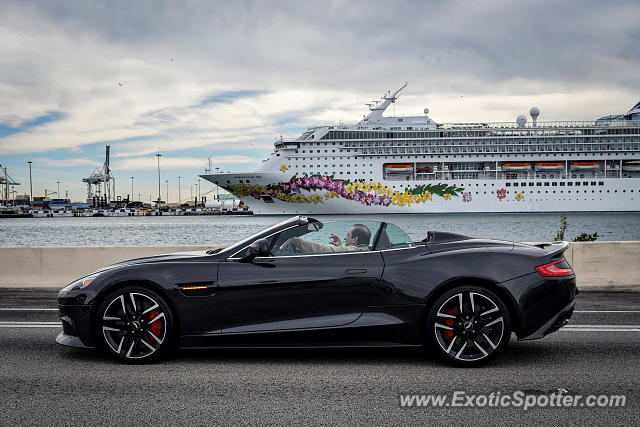 Aston Martin Vanquish spotted in Miami, Florida