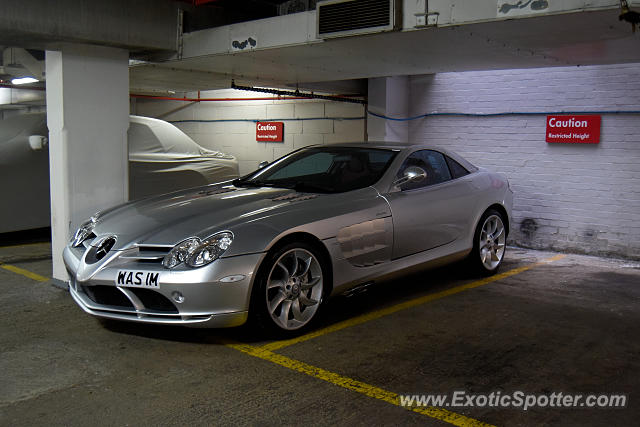 Mercedes SLR spotted in London, United Kingdom