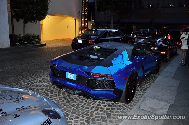 Lamborghini Aventador spotted in Beverly Hills, California