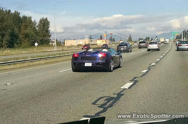 Lamborghini Gallardo spotted in Burlington, Washington