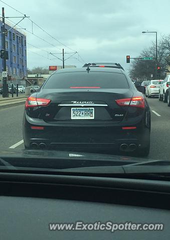 Maserati Ghibli spotted in Minneapolis, Minnesota