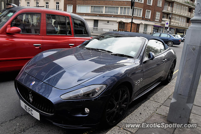 Maserati GranCabrio spotted in London, United Kingdom