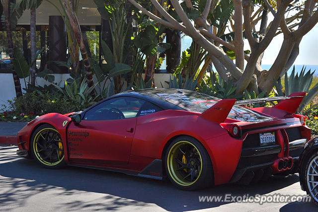Ferrari 458 Italia spotted in Newport Beach, California